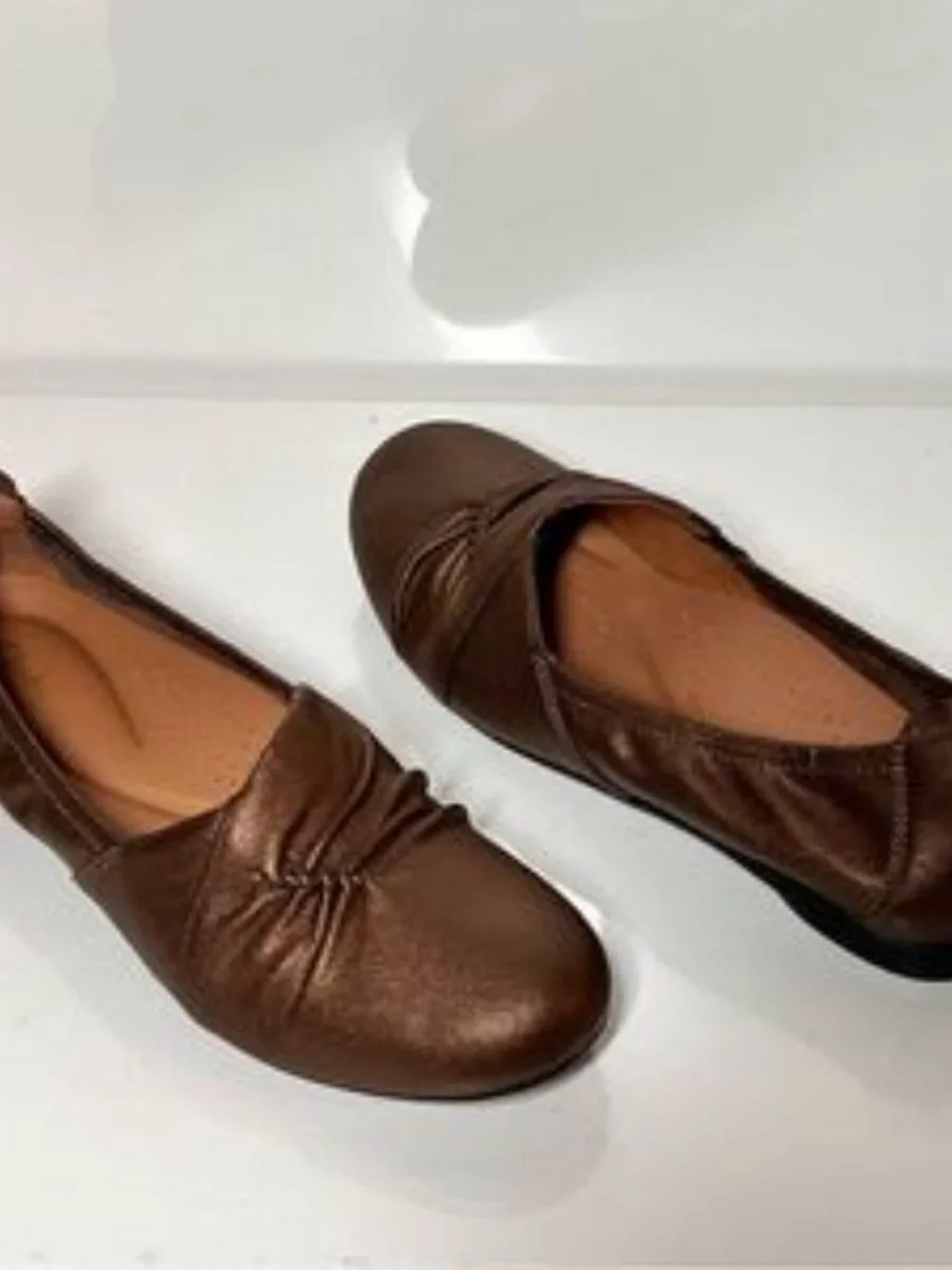 Clarks Rena Way Leather Flats
